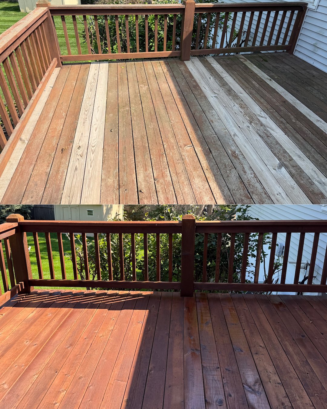 Deck Cleaning & Staining Project – Omaha, Nebraska Thumbnail